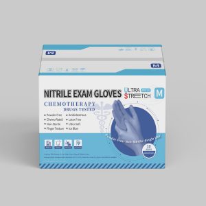3.5 Nitrile Exam Gloves (Ice Blue)