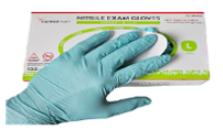 3.5 Nitrile Exam Gloves (Light Green)