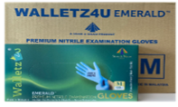 3.5 Nitrile Exam Gloves (Sky Blue)